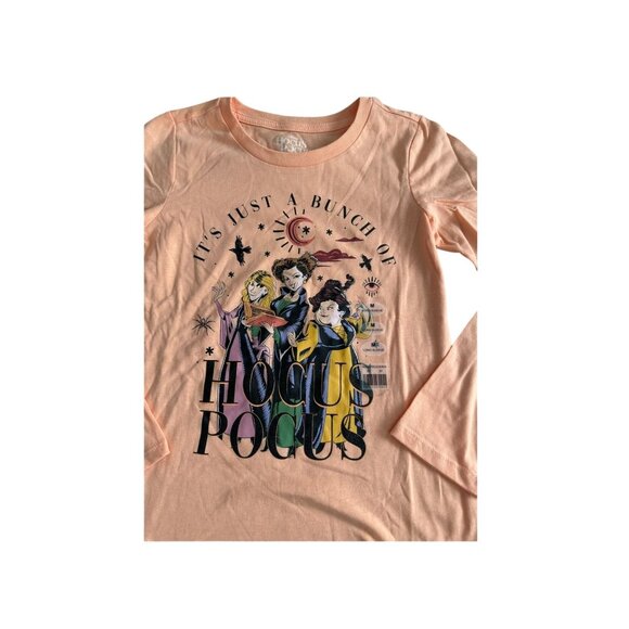 HOCUS POCUS Girls Witch Long Sleeve Shirt Size Medium NEW NWOT - Picture 2 of 4